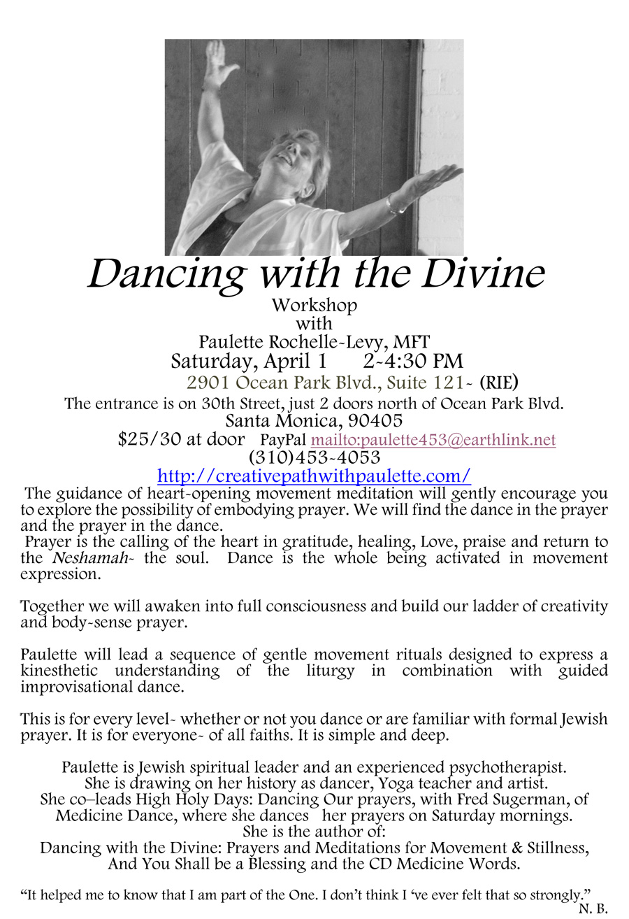 Prayer Dance:Dancing with the Divine - Creative Path with Paulette
