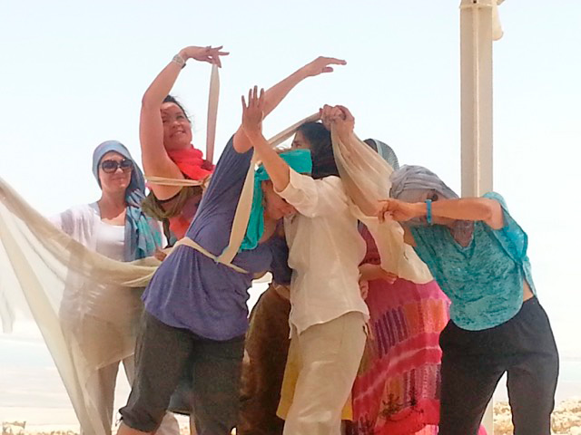 Dance Ritual at Masada Israel, 2013
